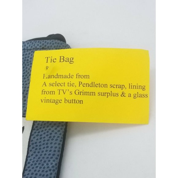 OOAK Desert Designs Handcrafted Tie Bag Purse Jimmy Pike Tie Pendleton Grimm - Picture 4 of 10